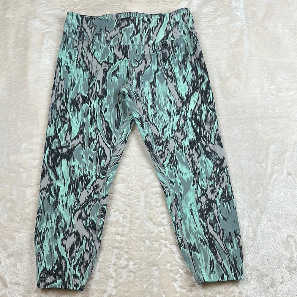 Calvin Klein Mint and Black Patterned Leggings